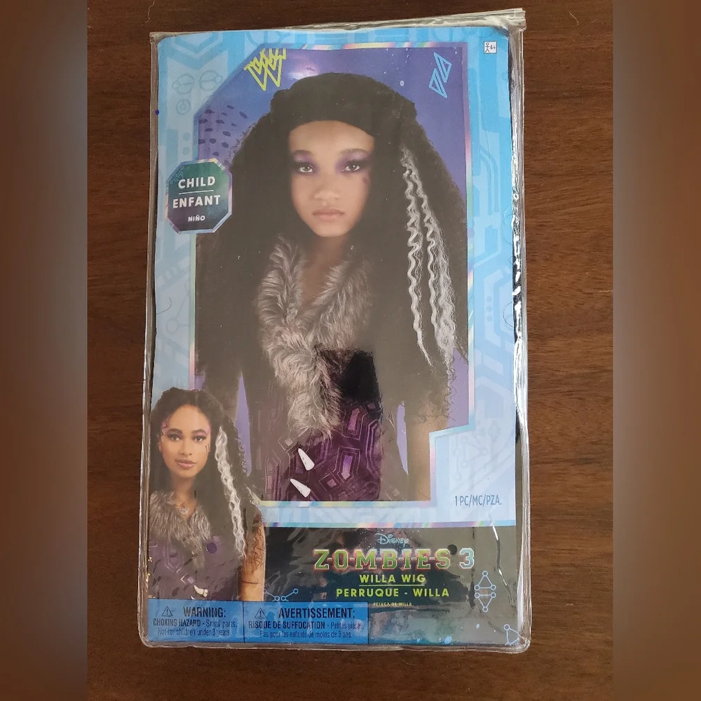 NWT Zombies 3 Willa Wig, Costume Accessory, Girls, 1pc - Picture 2 of 3